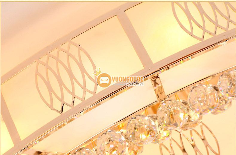 Đèn ốp trần bánh tiêu đẹp cho phòng khách CM260-16